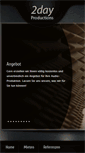 Mobile Screenshot of 2day-productions.de